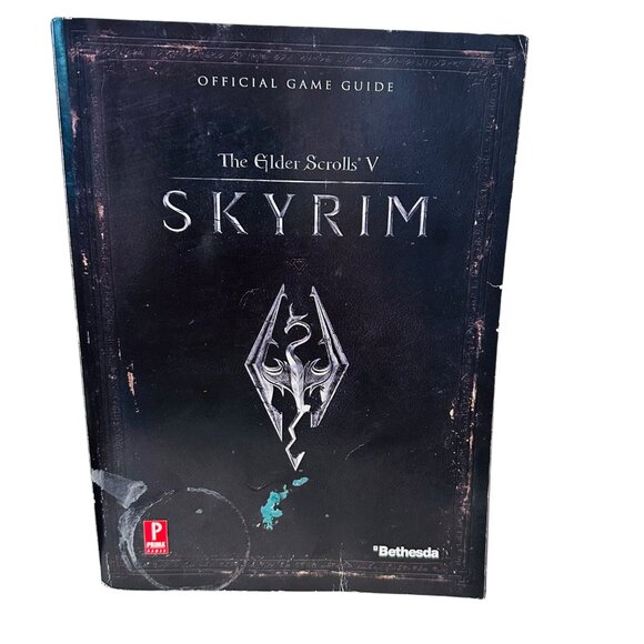Skyrim The Elder Scrolls V Official Game Guide Softcover, NO MAP, Good Used - Picture 1 of 3